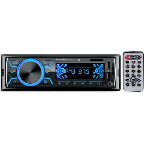 Fei Yu – Autoradio Bluetooth 1Din 4x60W – Écran 7 couleurs – FM, USB, SD, AUX, EQ, MP3 – Appels mains libres – Installation facile (1/5)