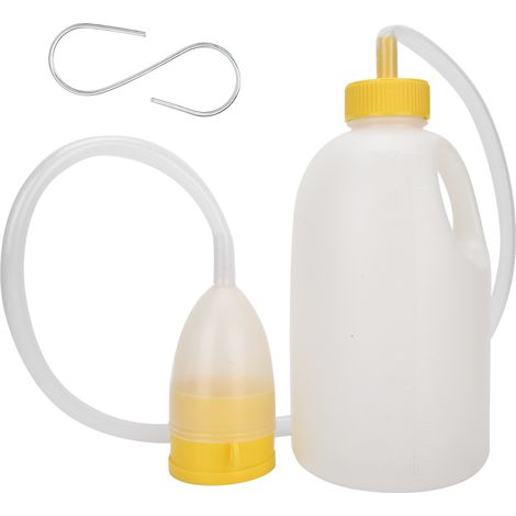 Urinoir portable homme 1700ml avec tuyau pour patient alité, personne âgée, bouteille de pipi masculine, pot de chambre lit (1/5)