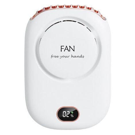 Ventilador de cuello colgante con circuito integrado, ventilador sin aspas, ventilador de cintura colgante con circuito integrado (1/4)