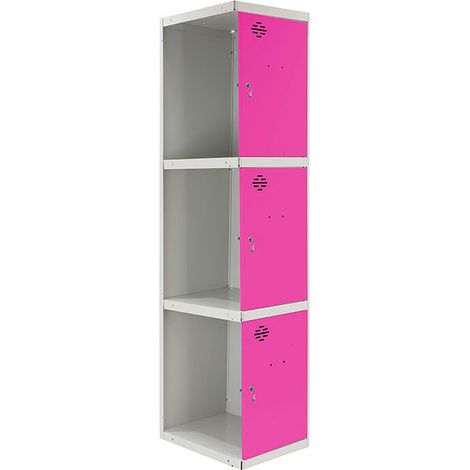 Simonrack Armadio metallico grigio-rosa 1800x400x500 mm