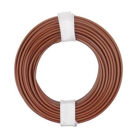 Donau Elektronik 125-018 cable monoconductor marrón 10 metros