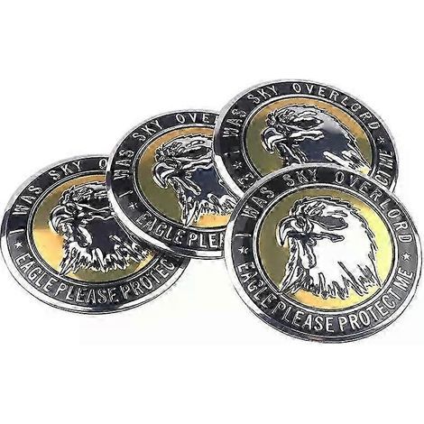Accessoires de décoration automobile : 4 autocollants de 56 mm en aluminium 3D représentant des emblèmes d'animaux (lion, tigre, aigle) pour enjoliveurs de roue. (1/4)