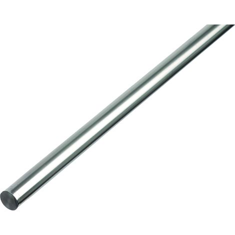 Alberts 488147 Barra cilindrica  alluminio, naturale  1000 x 12 mm
