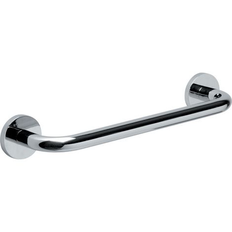 Lineabeta - Porta asciugamani curvo in ottone cromato L.40 cm