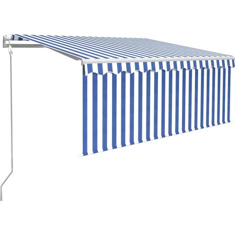 Maison Exclusive - Markise Automatisch mit Rollo LED Windsensor 3 (1/5)