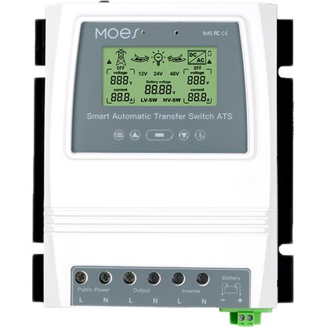 Bluetooth Tuya Smart ATS Convertitore Automatico Per Pannello Solare e Sistema Eolica Automatic Transfer Switch 80A Max 16KW
