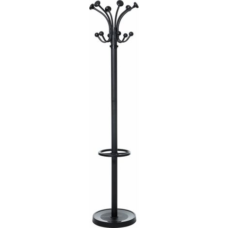 MAUL Nubis porta-abiti nero altezza 176 cm (1/4)