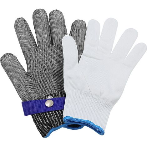 SHINING HOUSE Guantes resistentes a cortes Guantes de trabajo Protección de alto rendimiento Nivel 5 Guantes de protección de cocina para cortar carne, filetes de pescado, mandolinas, ostras y trincha (1/5)