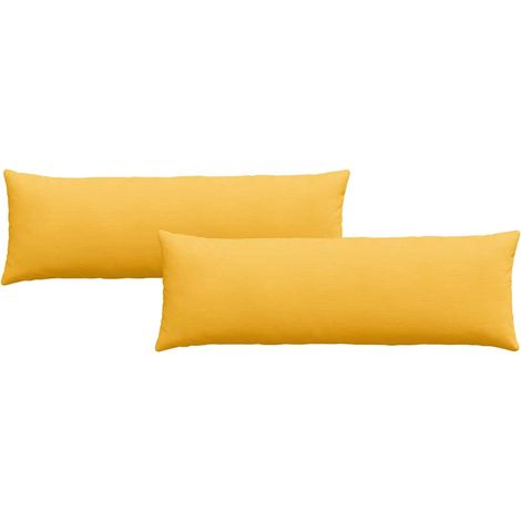 Maison Exclusive - Sofakissen 2 Stück Helles Gelb 120 x 40 cm Cor
