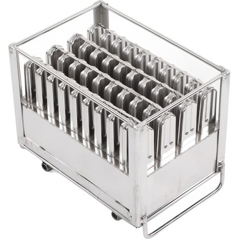 Eisform aus Edelstahl 304, 75 ml, silberfarben, mit dickwandiger Konstruktion, sicher und zuverlässig, für hausgemachtes Milch- und Fruchteis (1/5)
