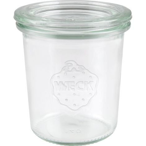 Weck Sturzglas Inhalt 140 ml, zum Einkochen Backofengeeignet 12 Stück (1/2)