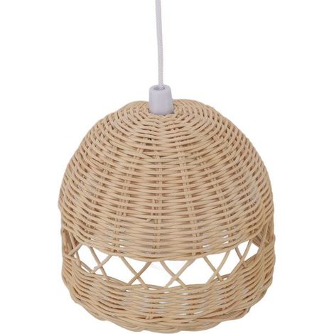 Suspension en rotin - Ulisem - Tissé à la main - Style nordique - Éclairage doux (1/5)