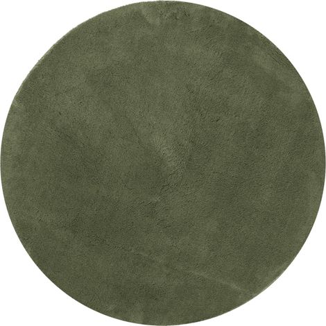 Maison Exclusive - Alfombra pelo corto suave lavable HUARTE verde