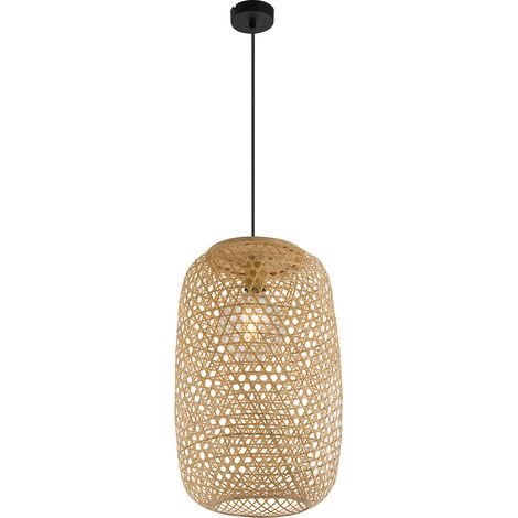 Globo - lampada a sospensione - Mirena - naturale - bambù - Ø (1/4)