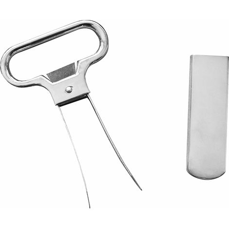 Tire bouchon à lames Tire bouchon bilame Coffret oenologie & Sommelier Limonadier et décapsuleur Tire bouchon avec lame Idée cadeau pour amateurs de vin et pour atelier d'oenologie (1/5)