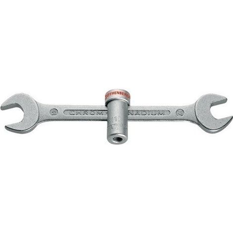 Llaves de cruz rápido, lado e/planos : 17 x 19 mm, Largo 220 mm