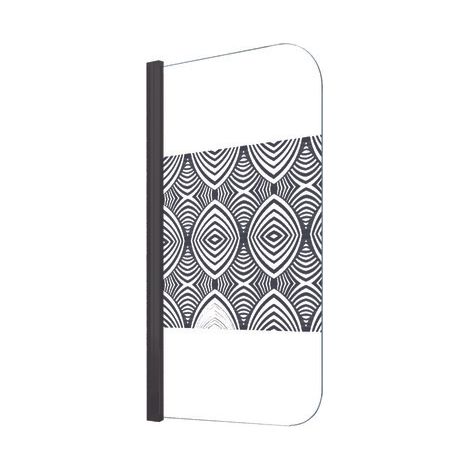 ONDEE ZEN - Pare Baignoire UIMI - 80x140x0,5cm - Verre trempé sérigraphié - Finition noire (1/3)
