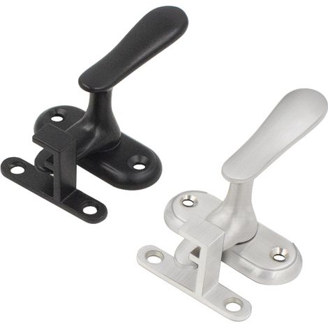 Poignée coulissante pour serrure de porte et fenêtre 2 pièces en acier inoxydable, conçue avec résistance et vis cachées pour un look élégant