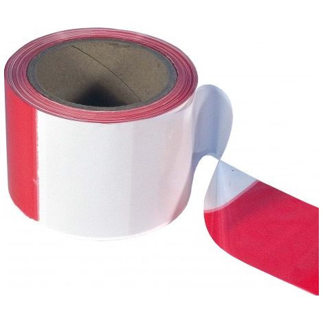 Cordon 80mm rouge/blanc a 500m