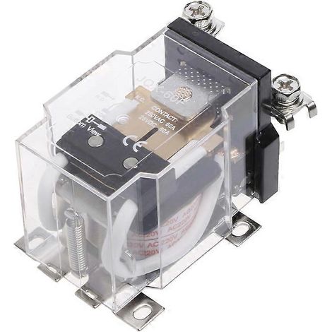 Relais haute puissance JQX-60F/1Z 60A 12V/24V pour pare-chocs de voiture, courant 220V, 40F-58F-63F (1/5)