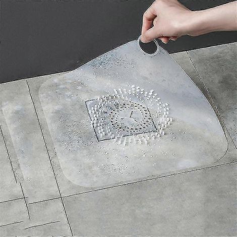Haarfilter für Duschabflüsse und Küchenspülen, Silikon-Geruchsneutralisierungspad für Badezimmer, Badewanne und Küche.