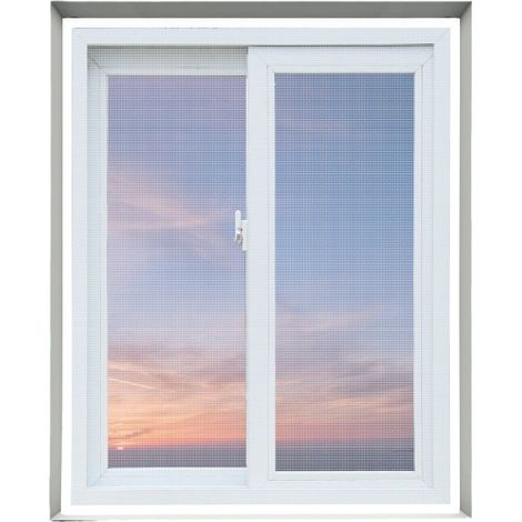 Moustiquaire transparente blanche - 60 x 90 cm - Moustiquaire de porte - Moustiquaire d'intérieur/extérieur - Moustiquaire pour porte d'entrée - Conception respirante et anti-insectes (1/4)
