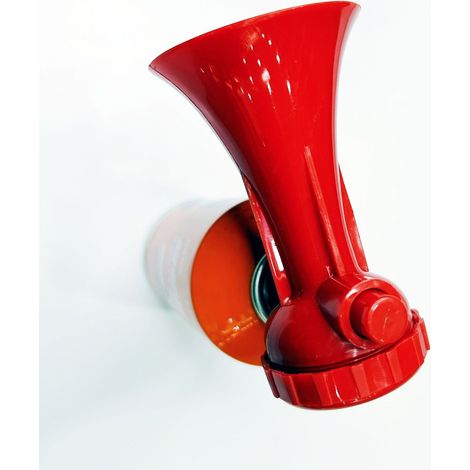 Avertisseur sonore marine Eco Air Horn Shoreline – corne de brume portable à air comprimé, signal puissant pour bateau, sécurité nautique, embarcation, navigation.
