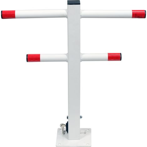 Parkplatzsperre / Absperrprofsten H=60cm, B=55cm mit Profilzylinder