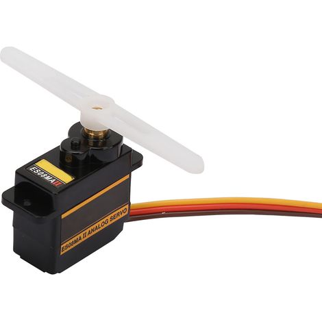Jeu d'engrenages métalliques pour servomoteur EMAX ES08MA II 12g, couple 1.8 kg, vitesse 10s, servo analogique haute vitesse (1/5)