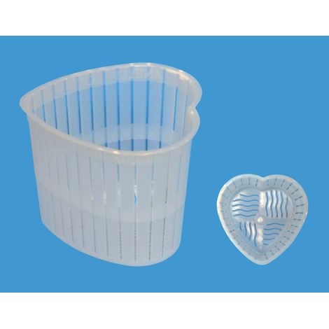 Forma per Formaggio e Ricotta Cuore Ø Cm 6 x 6 5X5 H Capacità Gr. 80 500