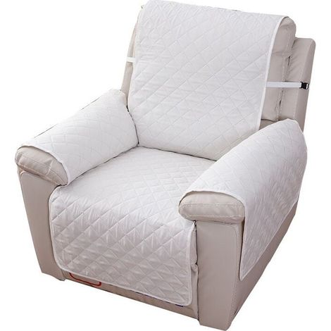 Housse Fauteuil Relax 1 Place, Housse de Canapé Protecteur Inclinable Imperméable pour Chambre (Beige 55×200) (1/5)
