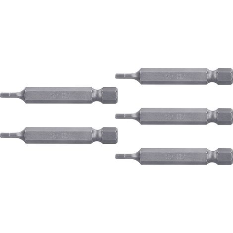 Puntas para destornillador hexagonal - 2 mm, 50 mm - 5 puntas
