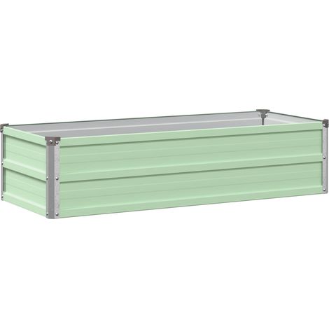 Cama de Jardín Elevada Verde Pastel 100 x 40 x 24 cm vidaXL