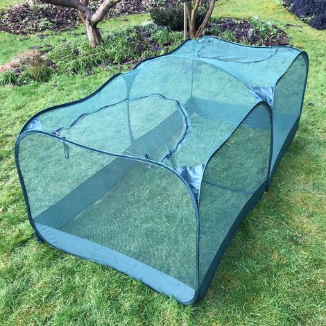 Pop Up Giant Chicken Coop Run & Protection Pet House - 2.5m x 1.25m x 0.75m high