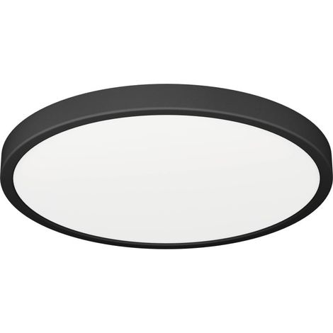 Eglo LED Deckenleuchte Fueva 6 schwarz Ø 28 x 3 cm warmweiß-kaltweiß (1/2)