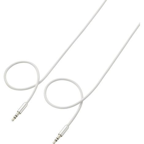 Câble jack 3,5 mm Speaka Professional SuperSoft, blanc, 1 m SpeaKa Professional SP-7870512 [1x Jack (1/3)