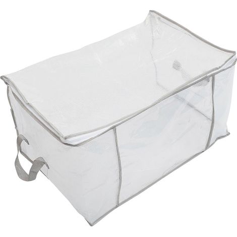 Sac de rangement pour couette, vêtements et literie, compatible avec des poignées pratiques (1/5)