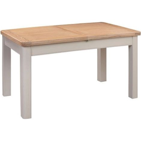 Bologna Painted Butterfly Extension Table (Extends To 200cm) - L90 x W140 x H76 cm - Oak