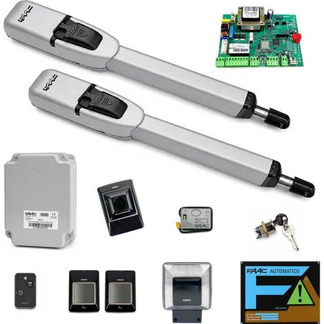 FAAC KIT 415 L 230V 104417 2 Motori Automazione Cancello a Battenti Battente Max 4mt Anta