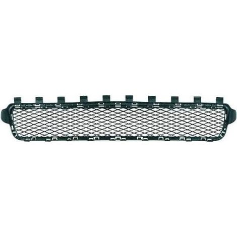 Grille de pare-choc avant centrale inférieure noire avec trou moulure Volkswagen Touareg 1 phase 1 2002-2007
