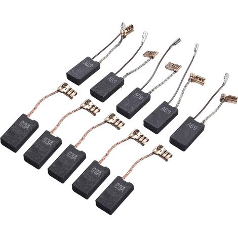 Lot de 10 balais de charbon de rechange 1617014135 pour perceuse GBH 5-40 DCE GSH 5-CE GSH 5 E GBH 5-40 Accessoires pour outils électriques (1/5)