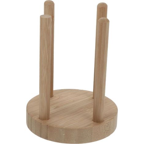Porte-gobelets Jetable Bois Support De Rangement pour Gobelets Papier Organisateur Simple (1/5)