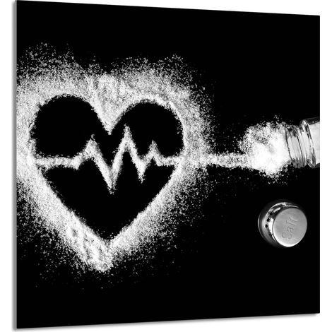 PANEL DE VIDRIO PARA COCINA 60x65 Corazón (1/5)