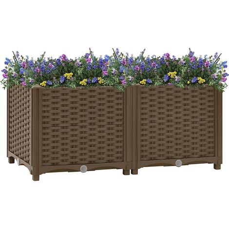 Maison Exclusive - Fioriera Rialzata 80x40x38 cm in Polipropilene