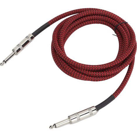 Câble Guitare Audio JORINDO 6.35mm 1/4in 22AWG 3m pour Ampli Instrument Musique JD6205 (1/5)