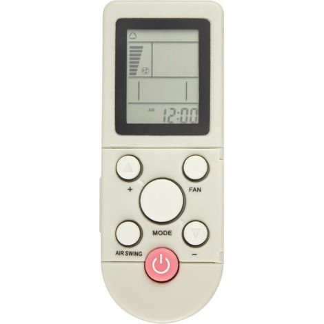 AUX YKRf 001 Télécommande de climatiseur ABS universelle pour YKRf 09R/010 f 06 YKr f 016E，11.34.22cm (1/5)