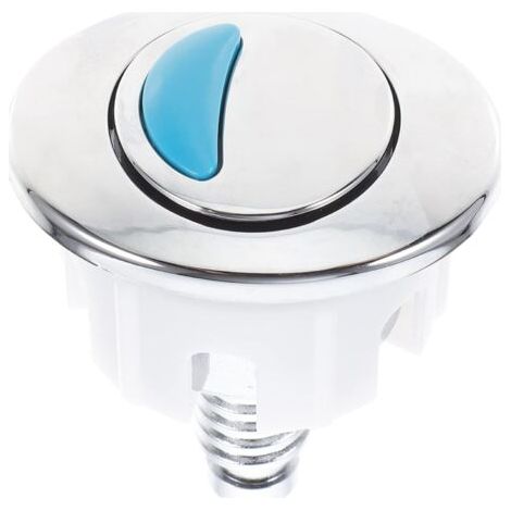 QORVA-Bouton de chasse d'eau double ovale de remplacement pour réservoir, installation facile sans outils, compatible avec la plupart des accessoires de salle de bain. (1/5)