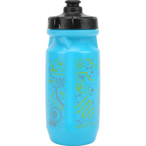 Gourde de vélo de montagne 550ML bleue, anti-fuite et compressible, idéale pour cyclisme, randonnée et camping. (1/5)