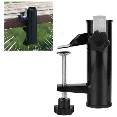 Supporto per ombrellone da balcone, supporto per ombrellone, morsetto per ombrellone da balcone, supporto da tavolo per ombrellone, accessori, fissaggio per balcone, terrazzo o tavolo - Ombrelloni da 