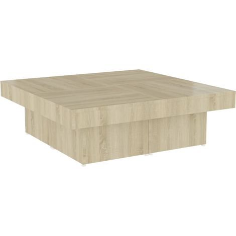 Maison Exclusive - Mesa de centro madera contrachapada roble Sono